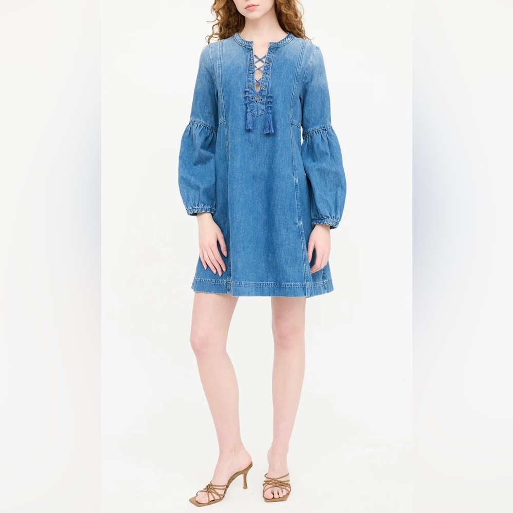 Ulla Johnson Denim Dress w/Pockets - Picture 15 of 16